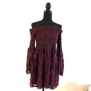 Off the shoulder dress